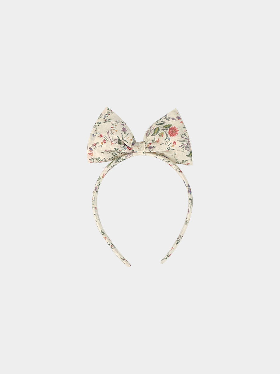 Wurzburg Bow Headband, French Bouquet, Cream – view 2