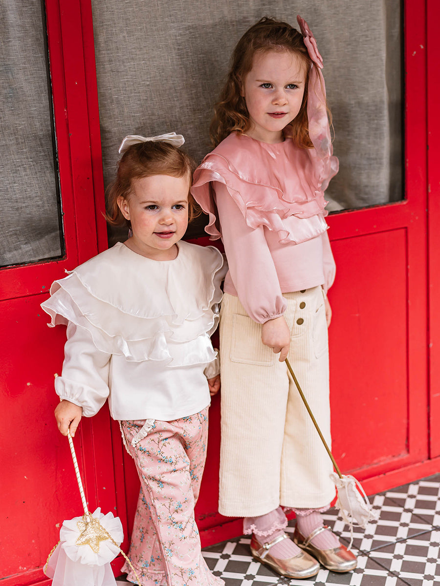 Annacy Blouse, Crème Brulee – Happyology