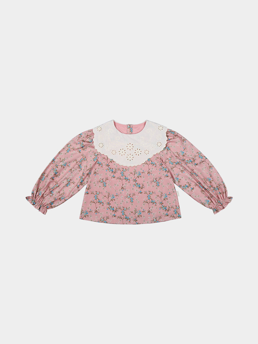 Hereford Floral Shirt, Starry Floral, Blush – view 2