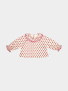 Liverpool Floral Shirt, Block Print Peony, Butterscotch – view 2