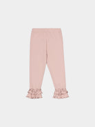 Salisbury Hand-Embroidered Leggings, Almond Pink – view 8