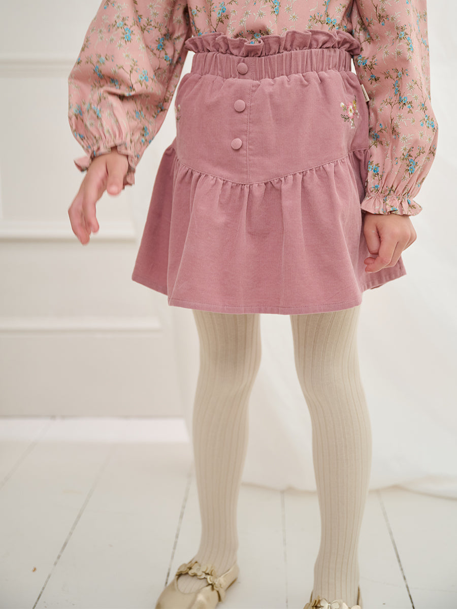 Rochester Corduroy Skirt, Velvet Pink – Happyology
