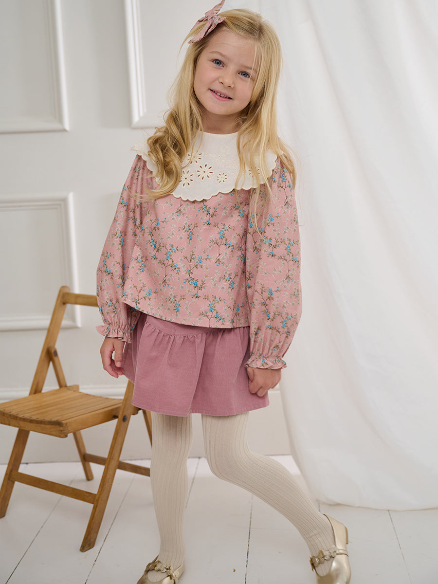 Rochester Corduroy Skirt, Velvet Pink – view 4