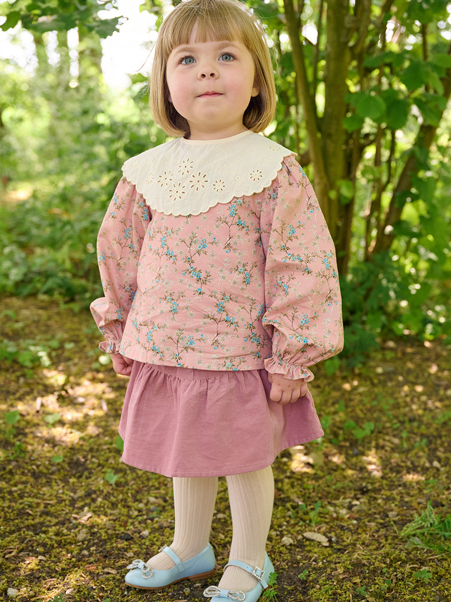 Rochester Corduroy Skirt, Velvet Pink – view 7