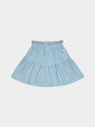Rochester Corduroy Skirt, Denim Blue – view 8
