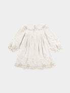 Lucerne Broderie Anglaise Dress, Crème Brulee – view 8