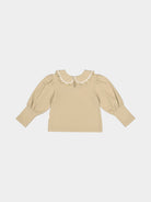 Vienna Pearl Top, Khaki – view 7
