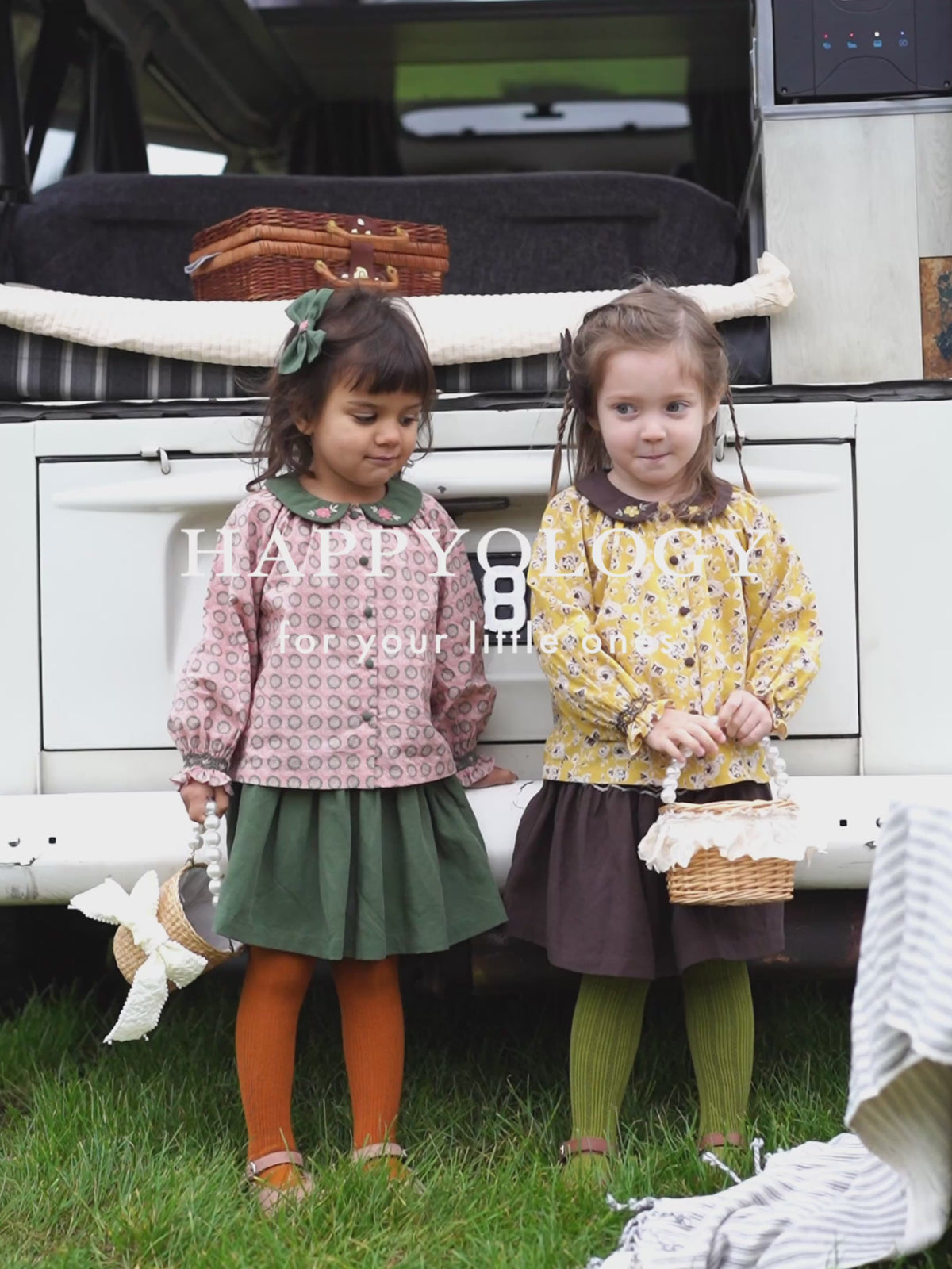 Harrogate Hand-Smocked Skirt, Apple Red – product video