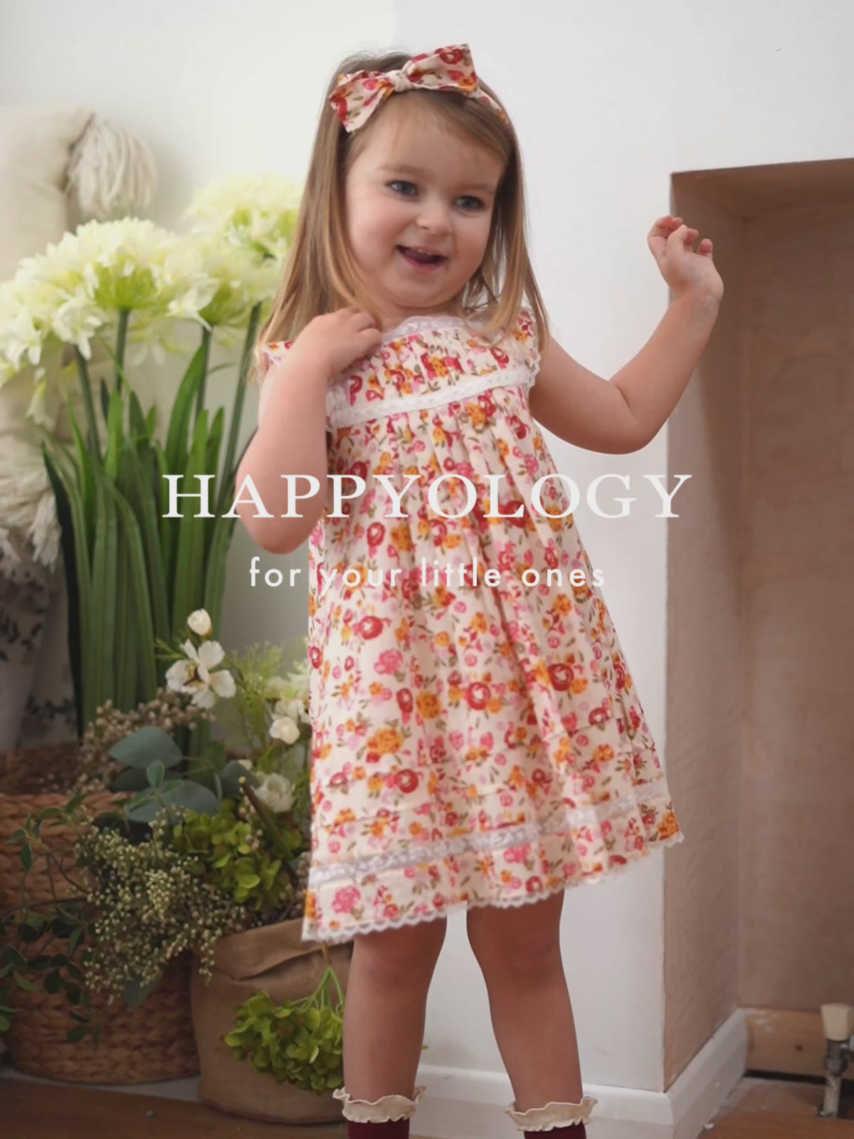 Trondheim Lace Dress, Happy Peony, Mauve – product video